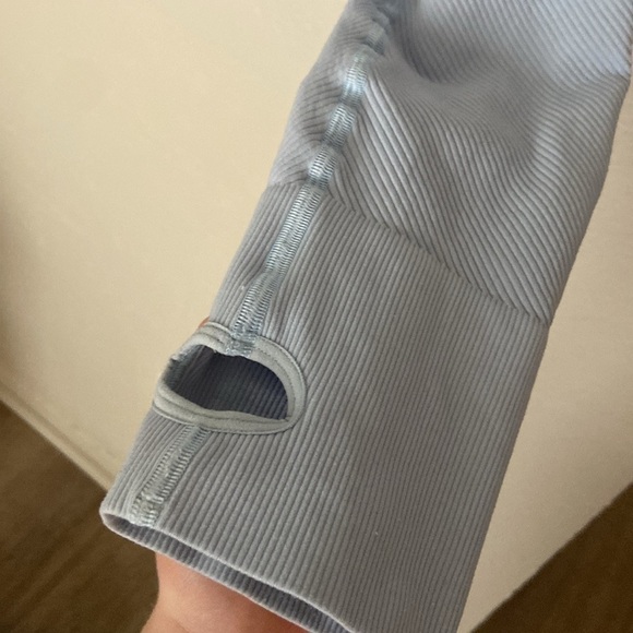 Free People Movement Powder Blue Compression Long Sleeve Tee - Picture 6 of 7